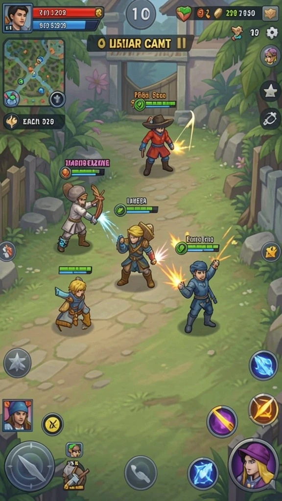 Tampilan awal game yang menarik dan intuitif.