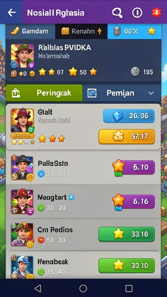 Tampilan antarmuka yang user-friendly dan menarik.