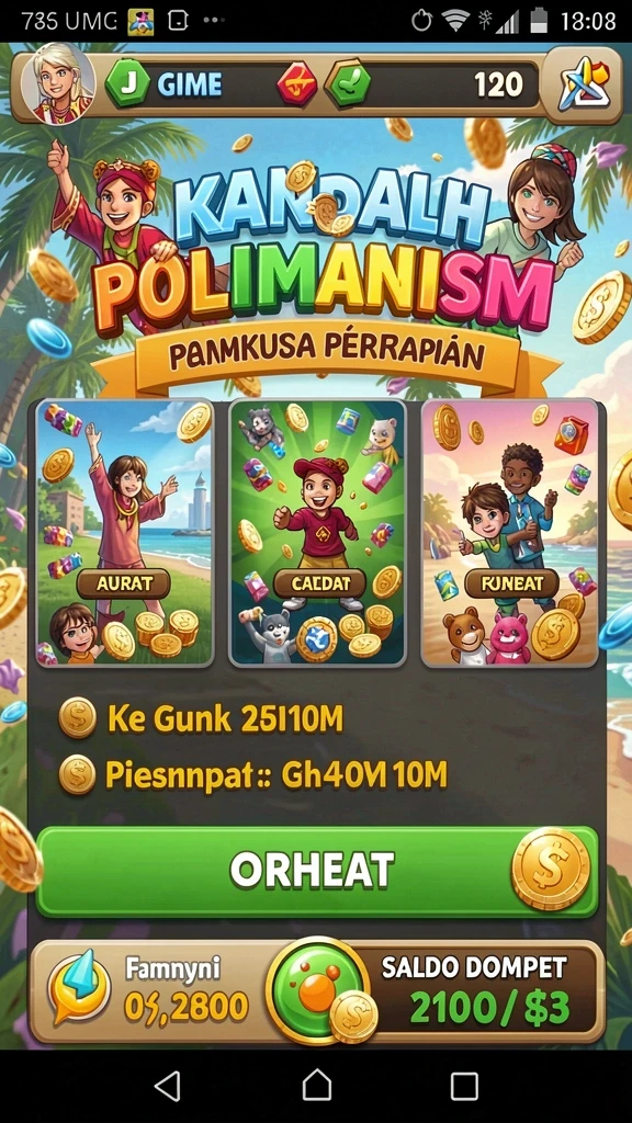Grafik menawan dan efek visual yang menarik.