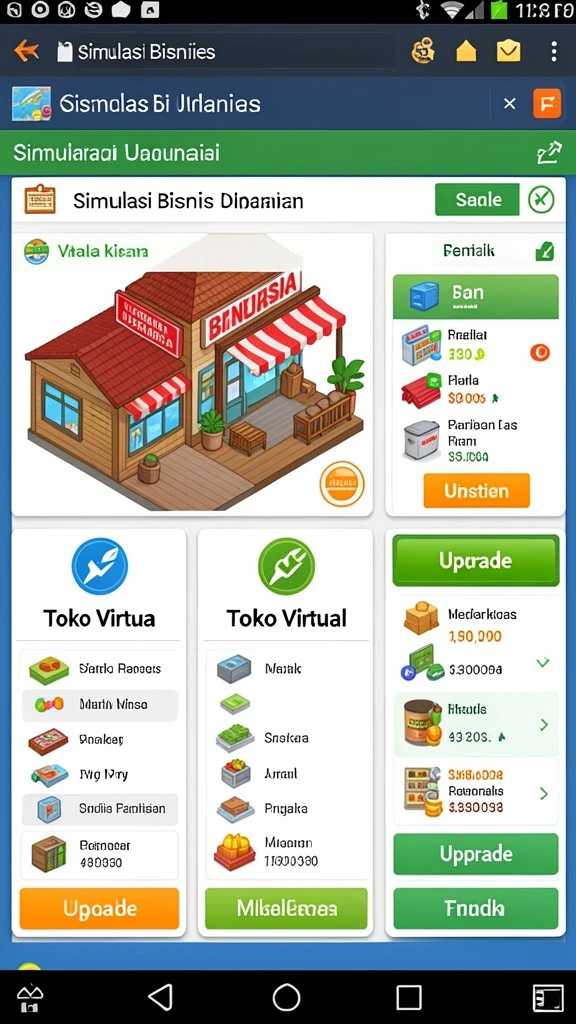 Tampilan antarmuka yang menarik dan user-friendly.