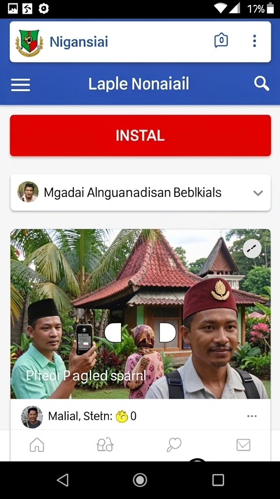 Tampilan antarmuka pengguna yang modern dan menarik.