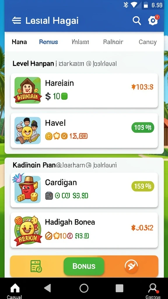 Mode permainan seru untuk dimainkan bersama teman.