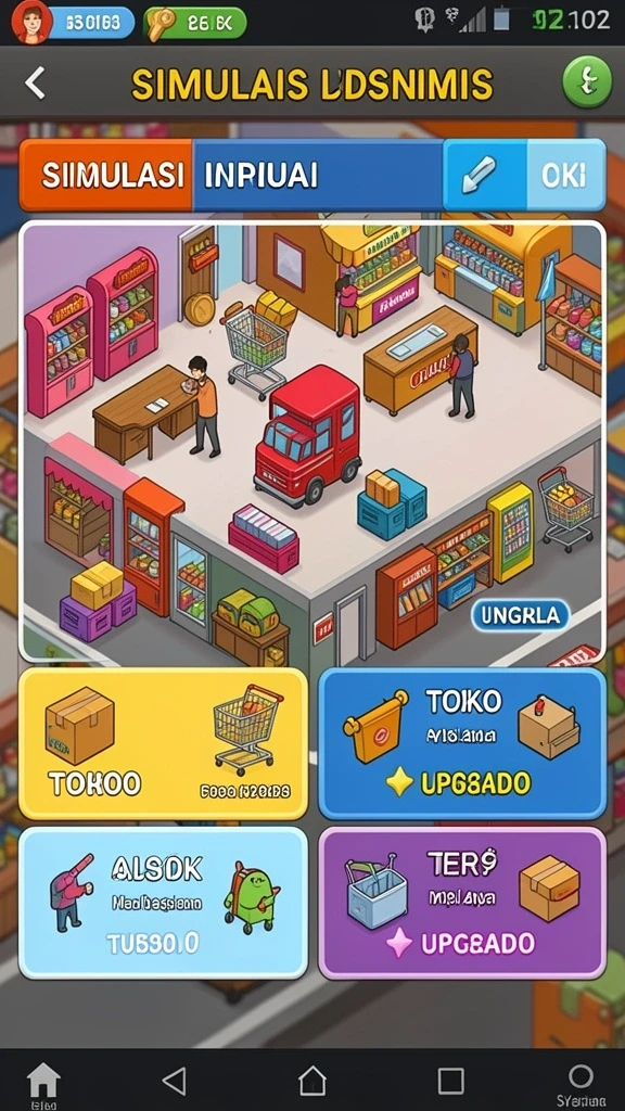 Tampilan antarmuka yang menarik dan user-friendly.