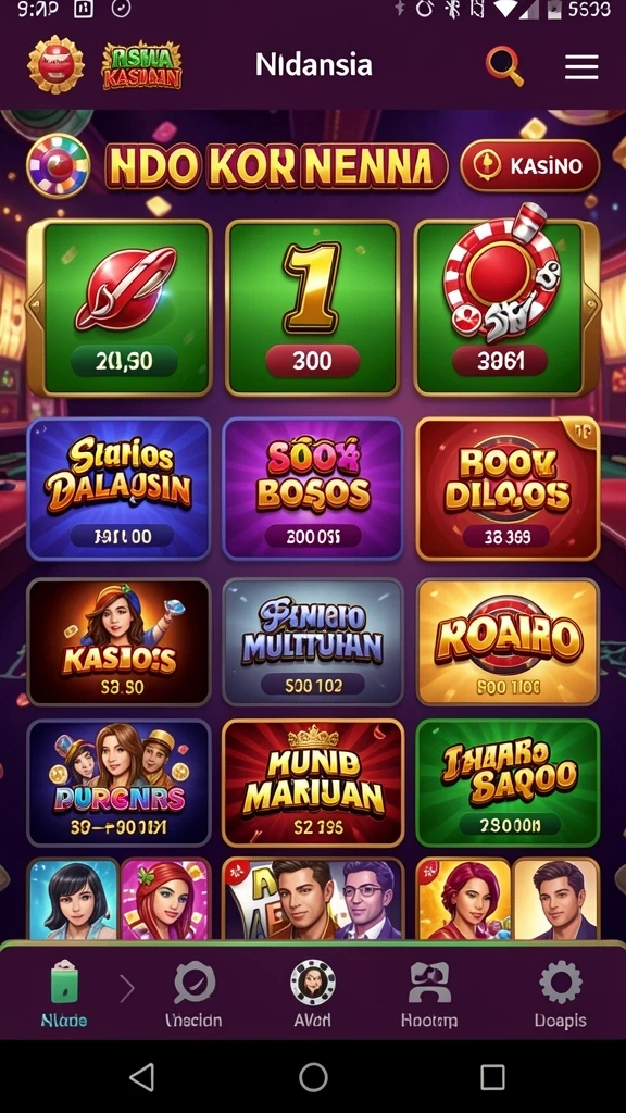 Tampilan permainan slot yang seru dan interaktif.