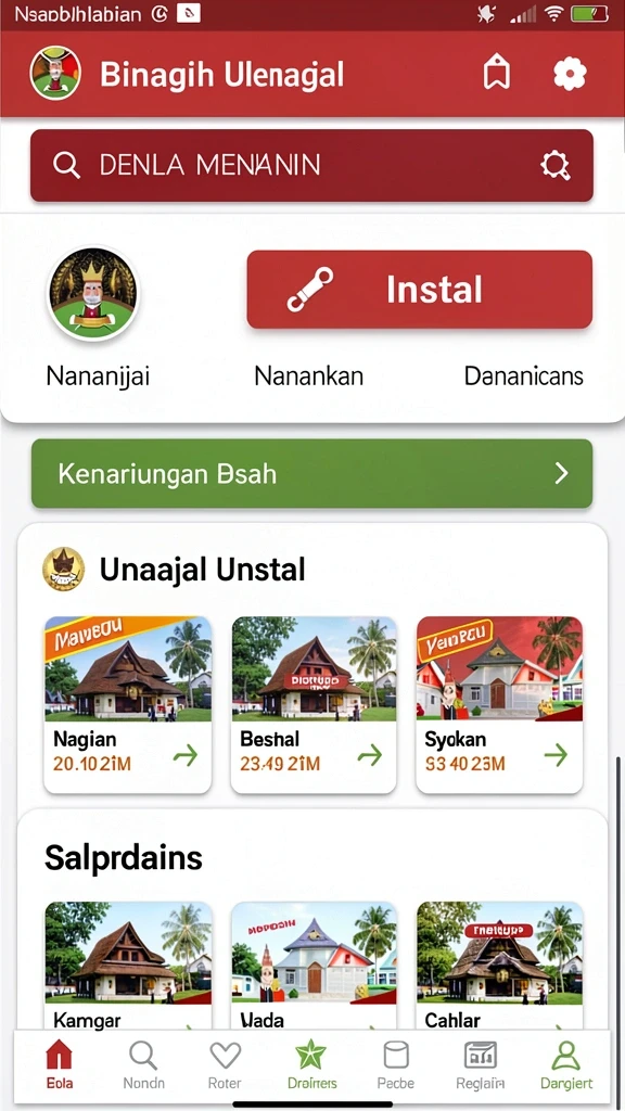 Tampilan awal aplikasi DUIT188 yang menarik.