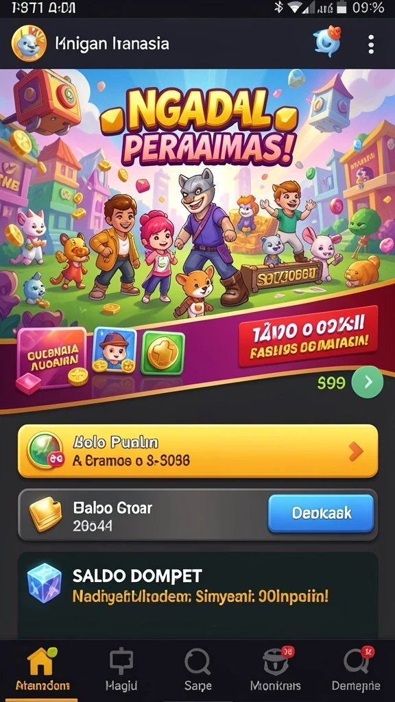Misi yang menantang dengan berbagai level.