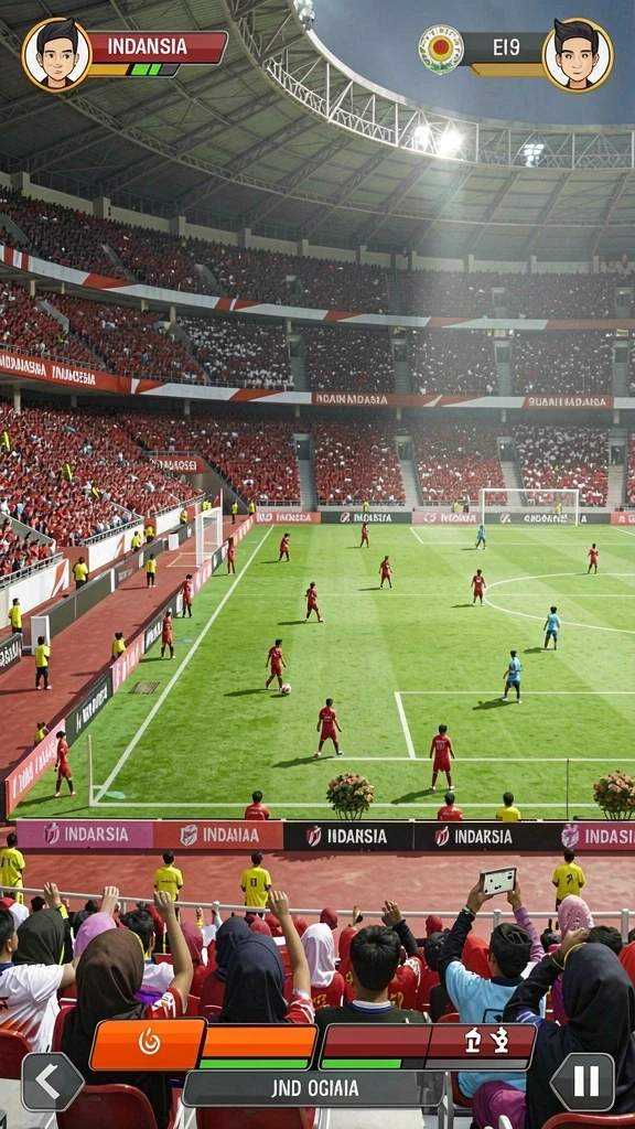 Gameplay seru dengan banyak pilihan permainan.