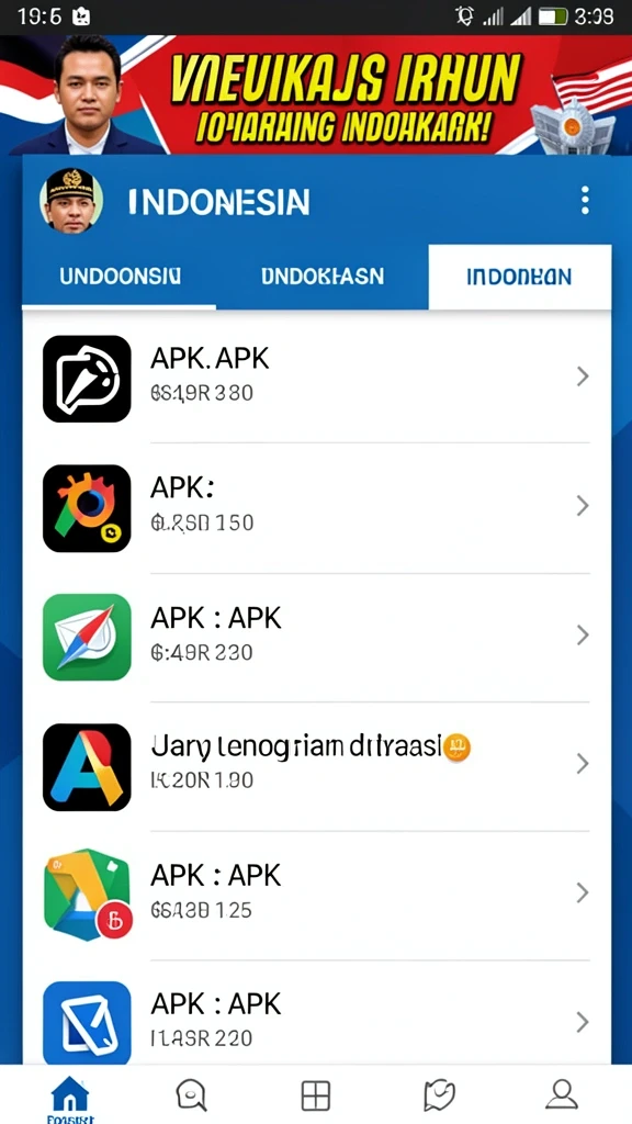 Tampilan antarmuka pengguna yang intuitif dan menarik.