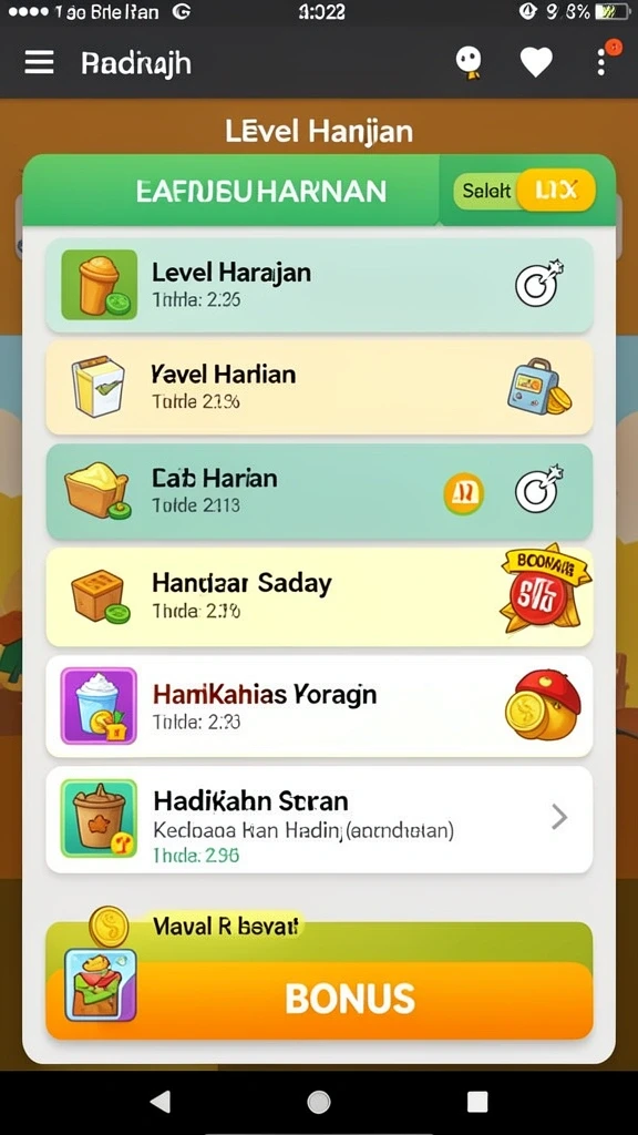 Skenario berbeda di setiap level memberikan tantangan yang unik.