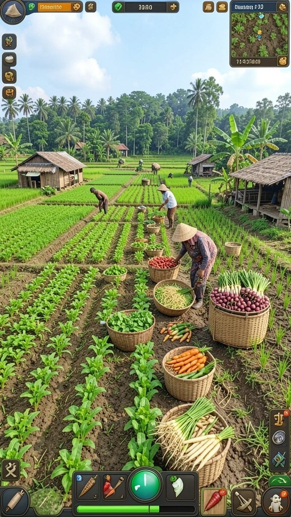 Tampilan awal yang ceria dan menggugah selera.