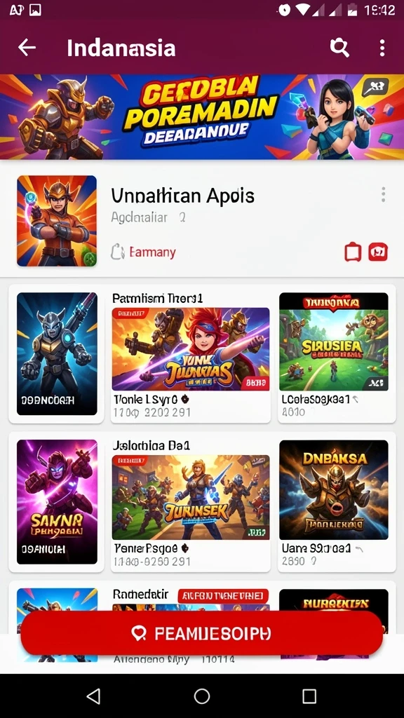 Berbagai karakter unik yang bisa dipilih untuk dimainkan.