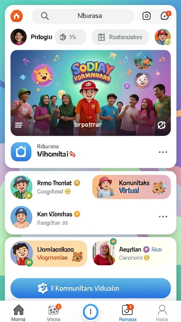 Tampilan antarmuka yang menarik dan user-friendly.