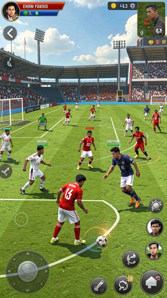 Menampilkan berbagai level dengan tantangan berbeda.