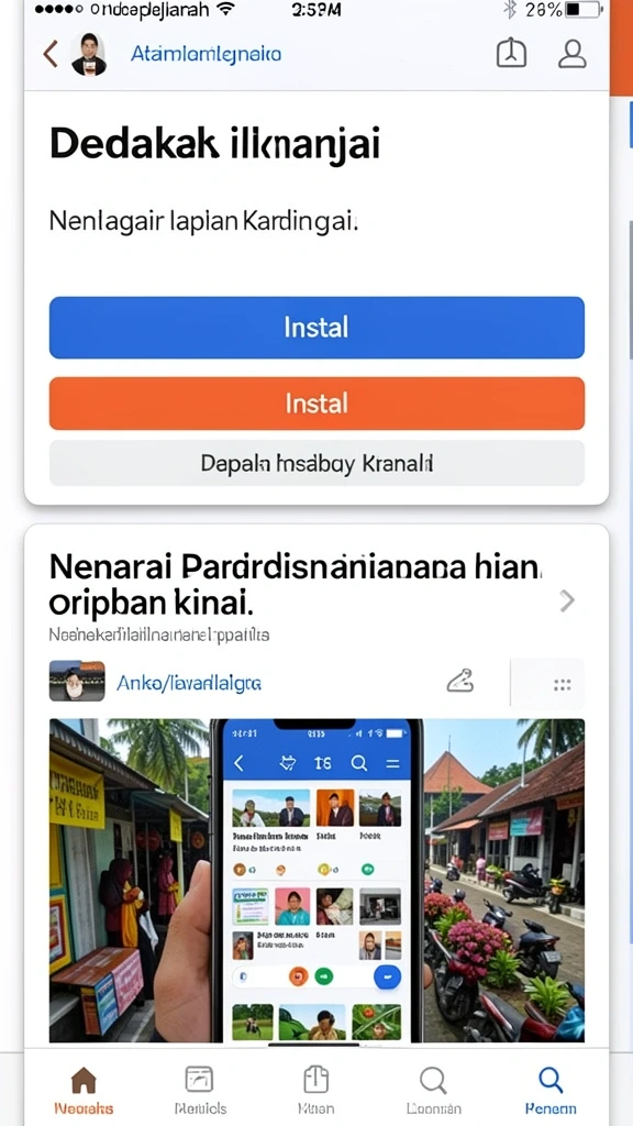 Screenshot menggambarkan komunitas pemain yang aktif dan interaktif.