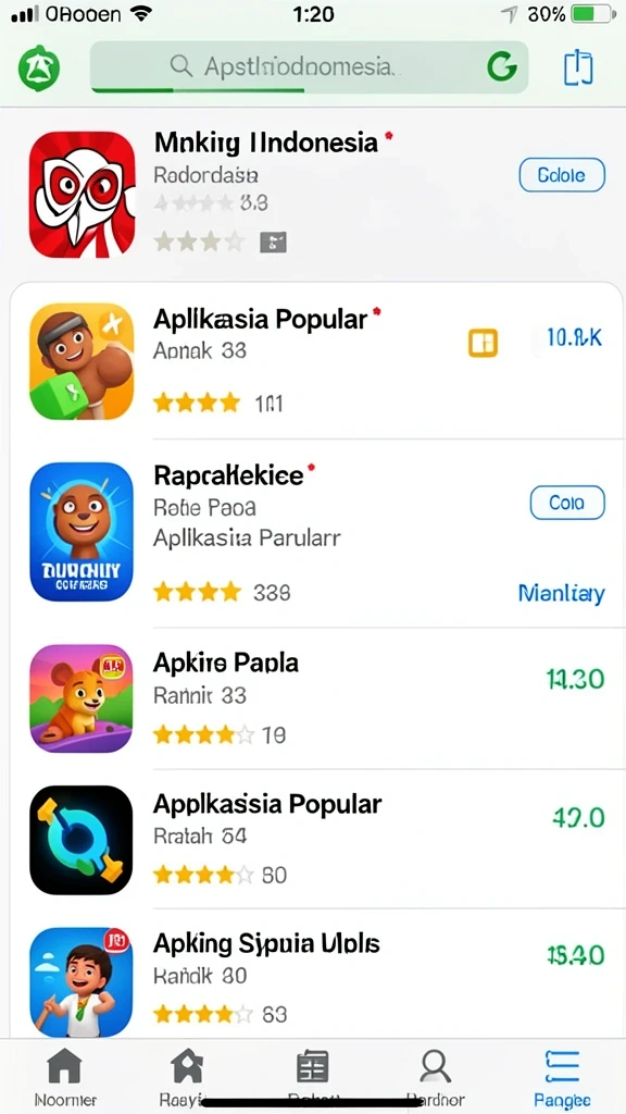 Tampilan awal yang memukau dan mudah dinavigasi.