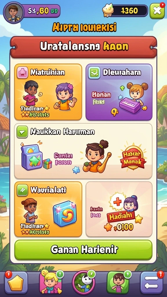 Multiplayer mode untuk bersaing dengan teman.