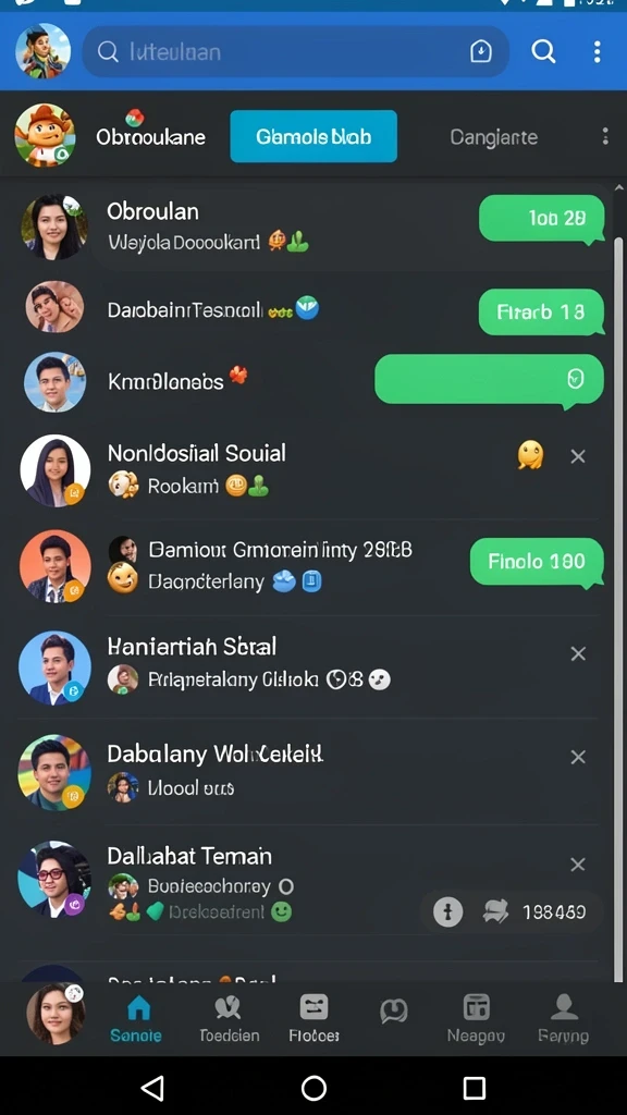 Karakter yang dapat dikustomisasi sesuai keinginan.