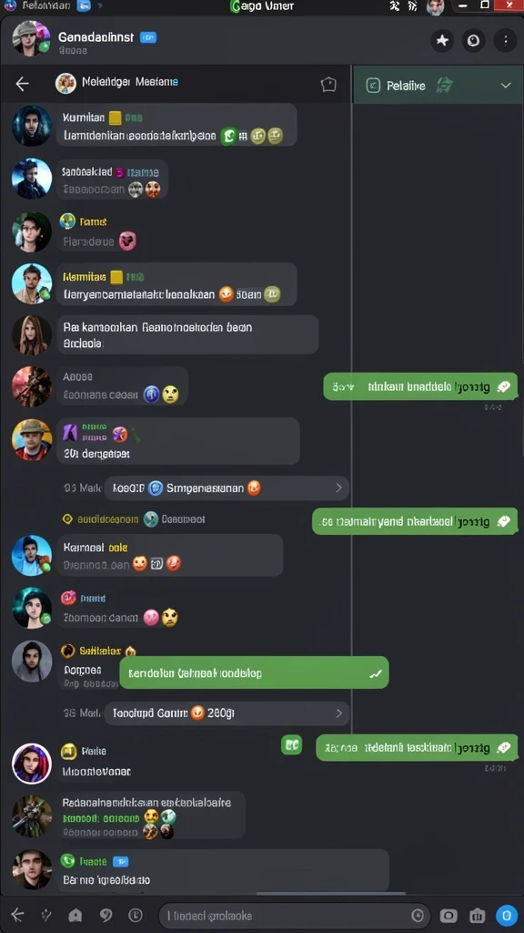 Perlihatkan komunitas aktif dan interaksi pemain.